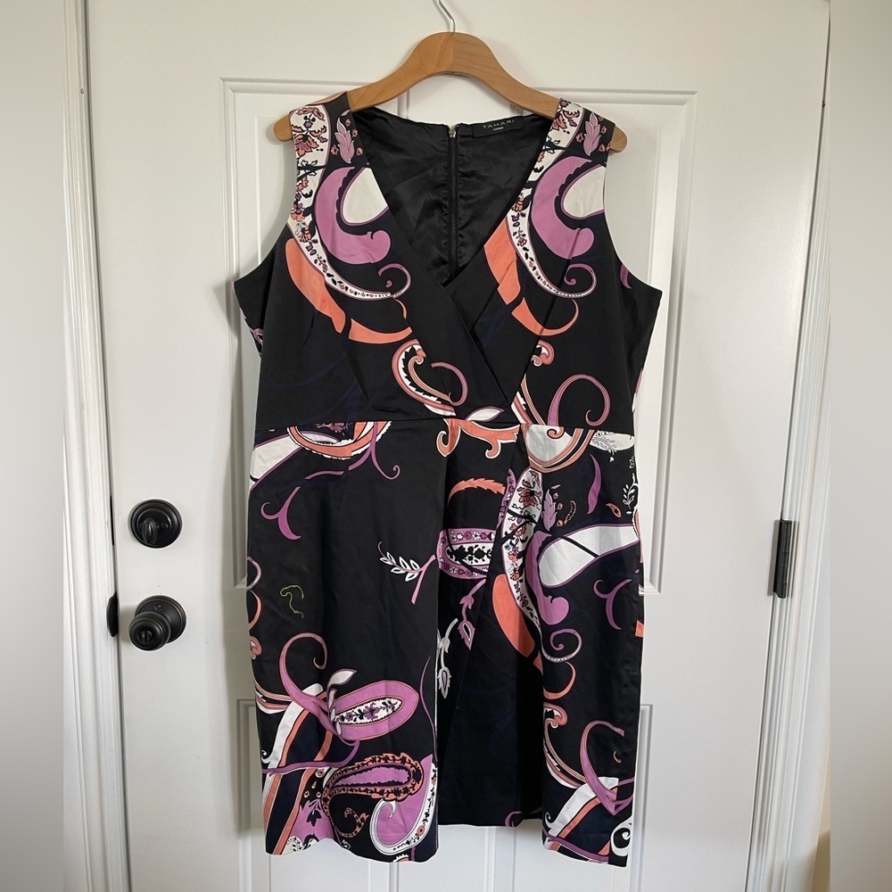 Tahari Plus Size 18 Woman's Black Dress